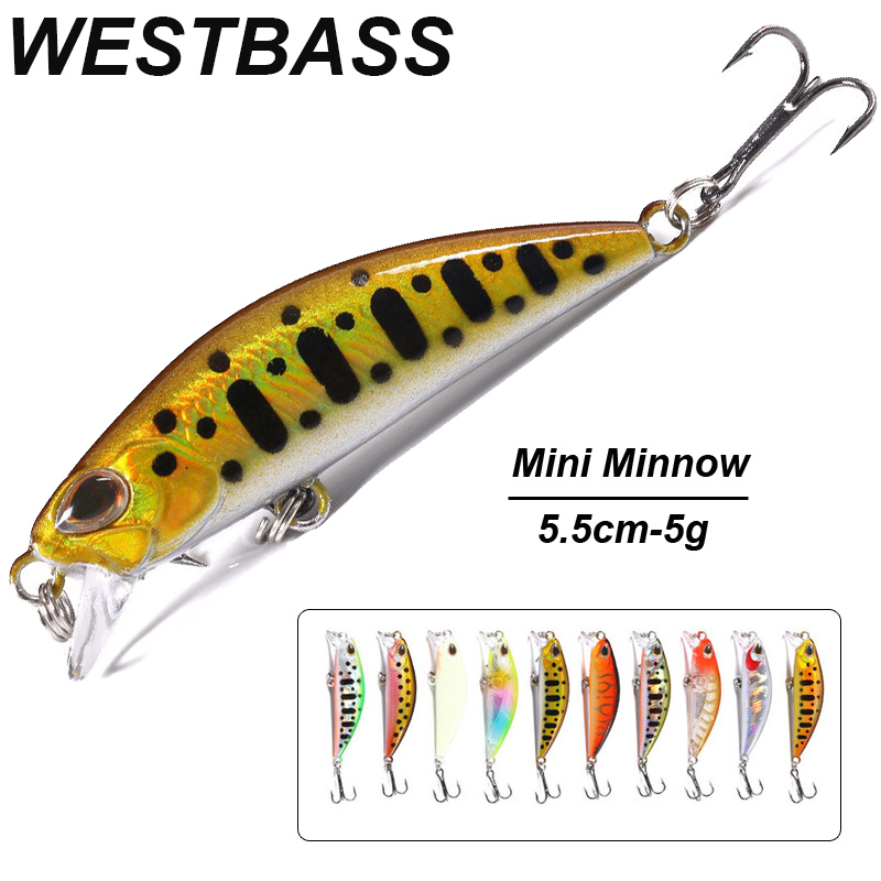 WESTBASS 1PX Micro Minnow Lure - огляд і ціна Fishing Lure Swimbait