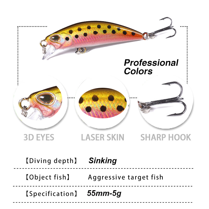 WESTBASS 1PX Micro Minnow Lure - огляд і ціна Fishing Lure Swimbait