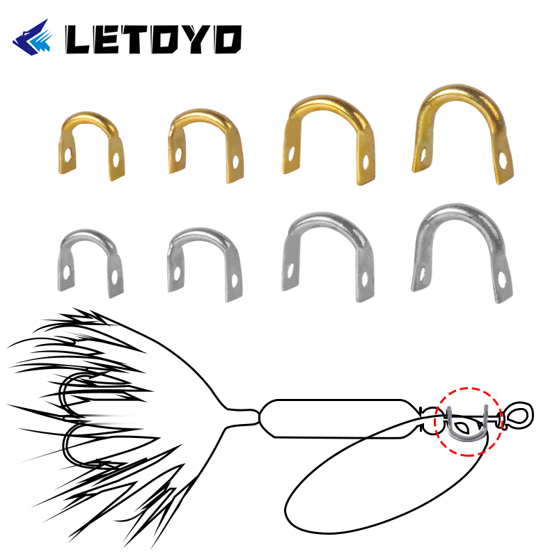 LETOYO 100pcs Folded Clevises  - огляд і ціна Fishing Lure Spinner
