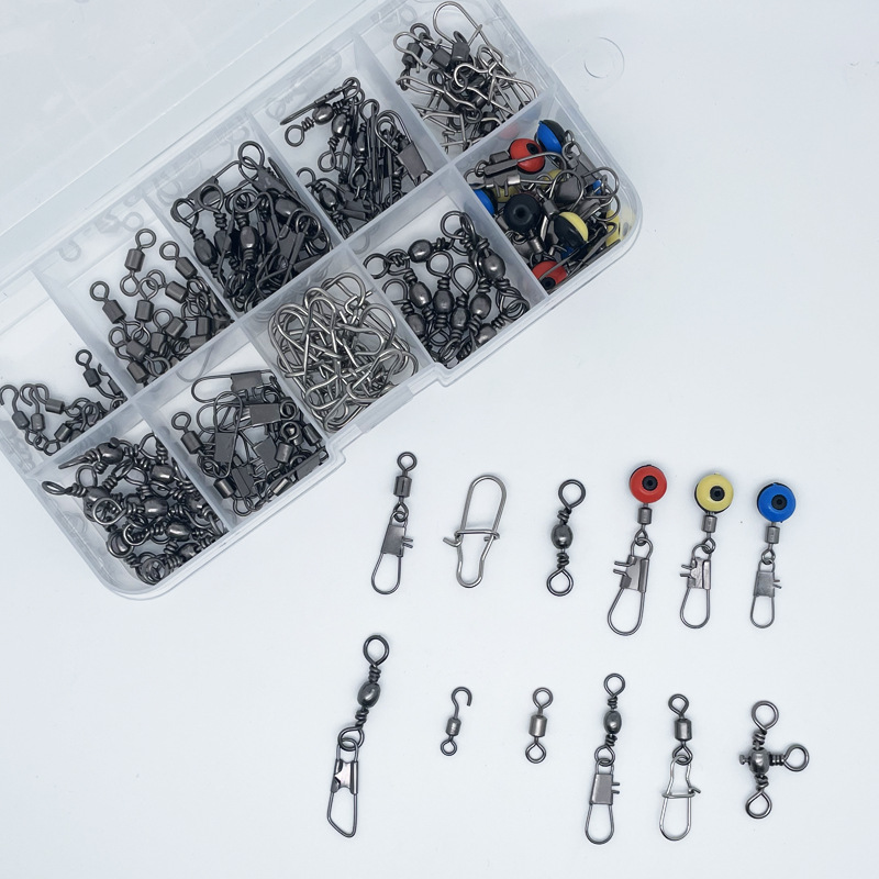 115pcs Fishing Swivel Connecto - огляд і ціна Fishing Lure Box
