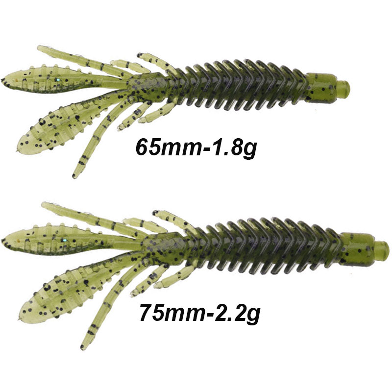 WESTBASS 5PCS Soft Larva Baits - огляд і ціна Fishing Lure Soft Plastic