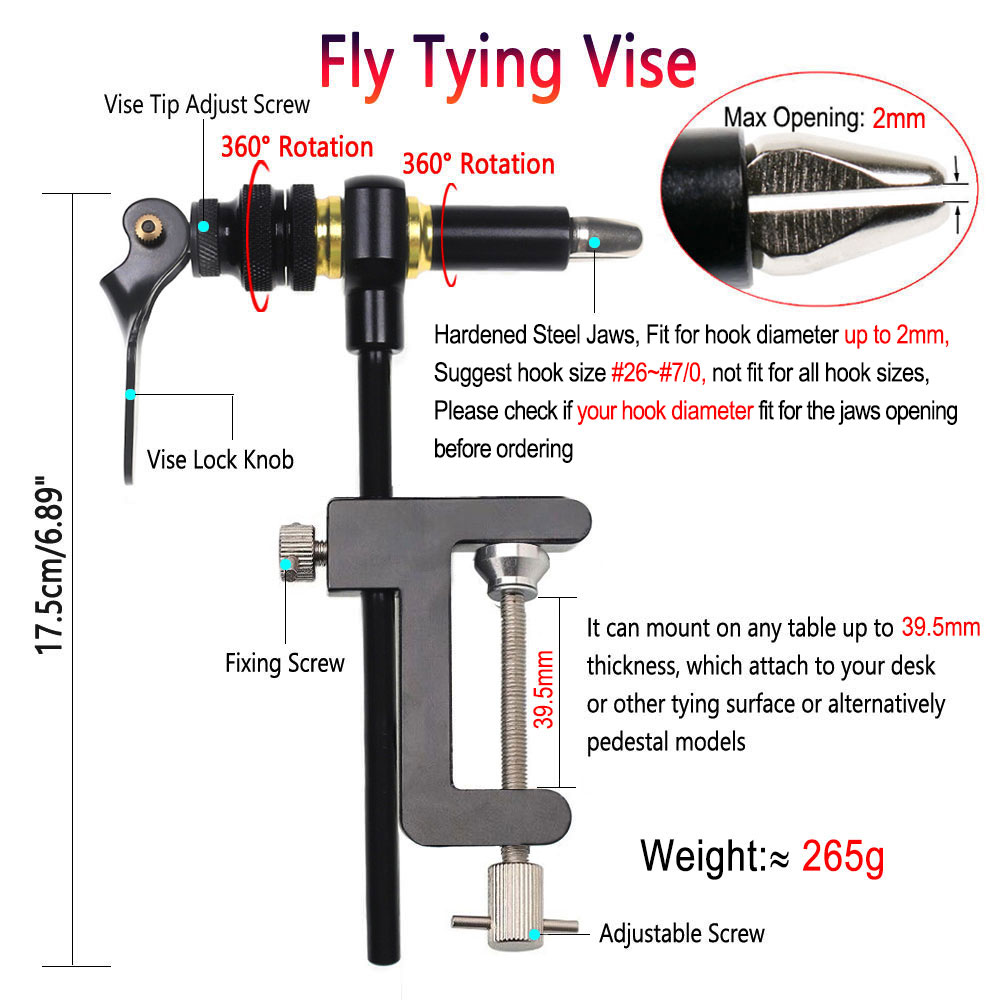 Bimoo 360° Rotation C-Clamp Fl - огляд і ціна Fishing Lure Spinner