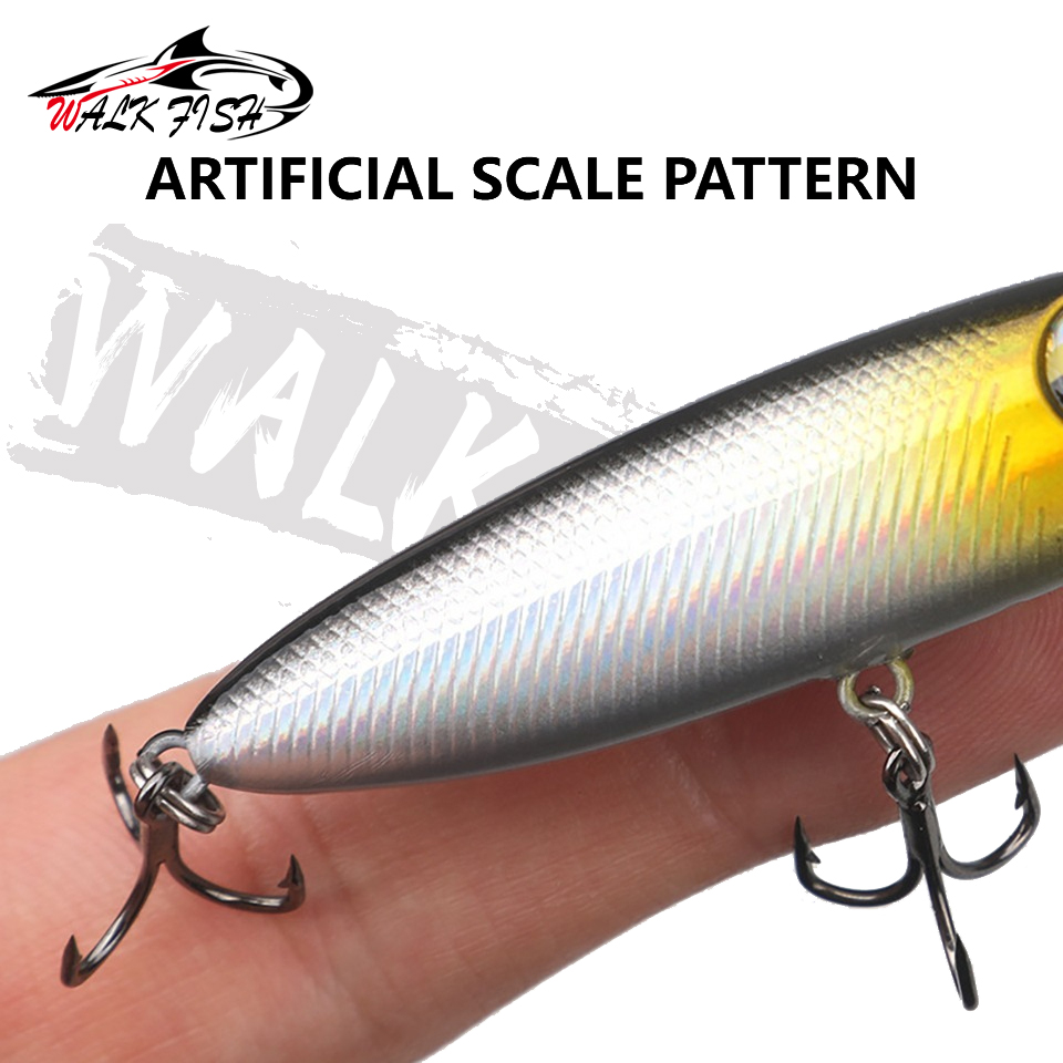WALK FISH 1Pcs 6cm 5.6g Topwat - огляд і ціна Fishing Lure Popper