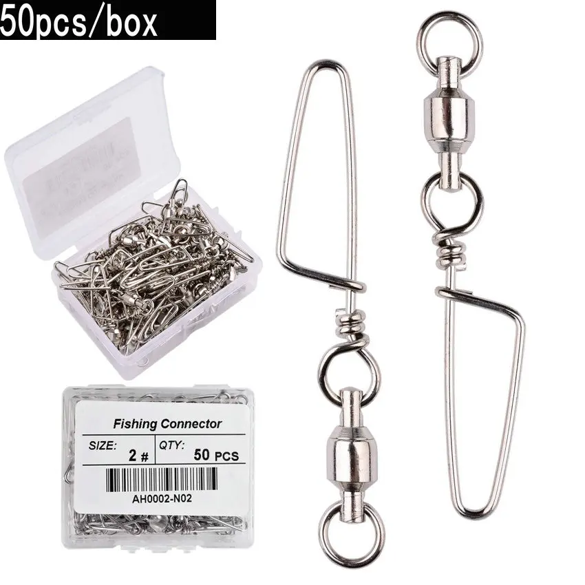 50pcs Fishing Ball Bearing Swi - огляд і ціна Fishing Lure Box