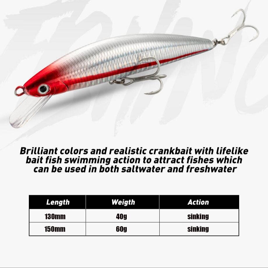 Fishing Lure Sinking Minnow 13 - огляд і ціна Fishing Lure Crankbait
